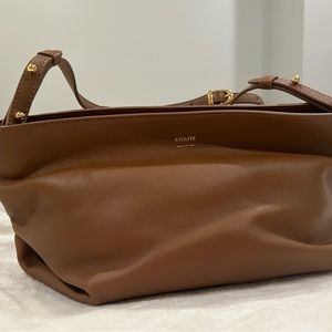 NWT Khaite Adeline Envelope Pleat Crossbody Bag